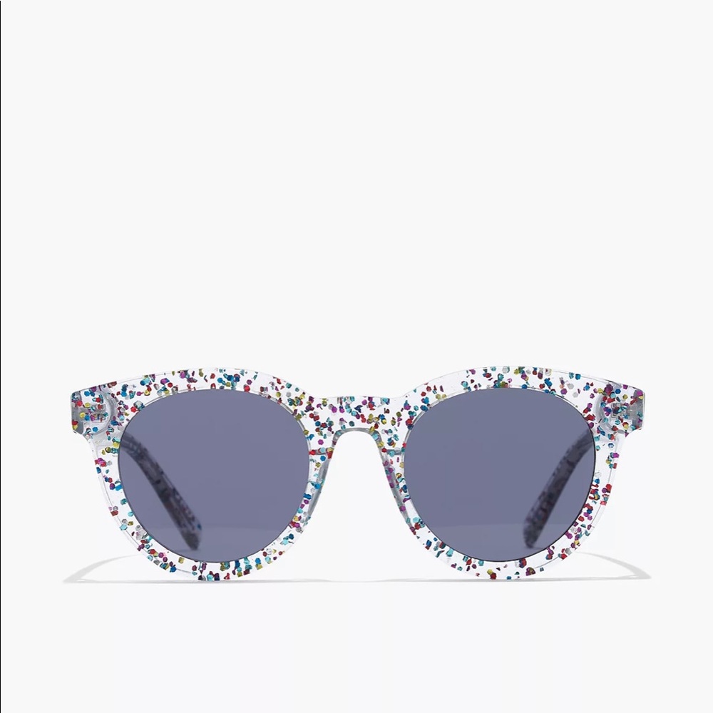 Madewell Halliday Glitter Sunglasses